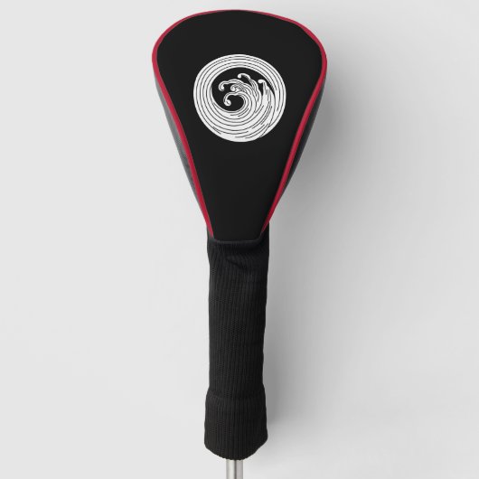 Zwemvormig golfcirkelvormige golfkaft golfheadcover (Voorkant)