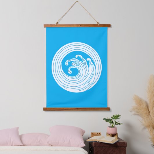 Zwemvormig golflengte hangend wandkleed (Slaapkamer)