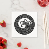 Zwemvormig golflengte servet (Insitu)