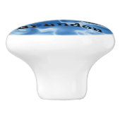 Zwemvormig ontwerp keramische romp of knop (Zijkant)