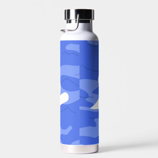 Zwemvormig ontwerp met kopervacuüm geïsoleerd waterfles (Rechts)