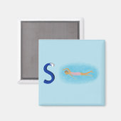 Zwemvriendjesmagneet Magneet (Voorkant / Achterkant)