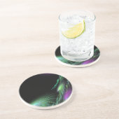 Zwemvuurwerk Zandsteen Onderzetter (Zijkant)