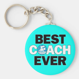 Zwemwagens BESTE COACH EVER Swim Team Sleutelhanger