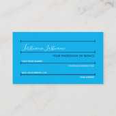 Zwemwagens zwemmen met zwembus visitekaartje (Achterkant)