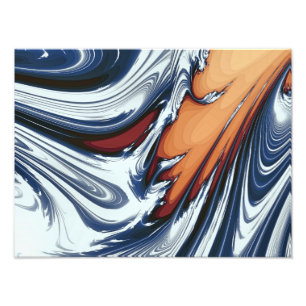 ZWEMWATER FOTO AFDRUK