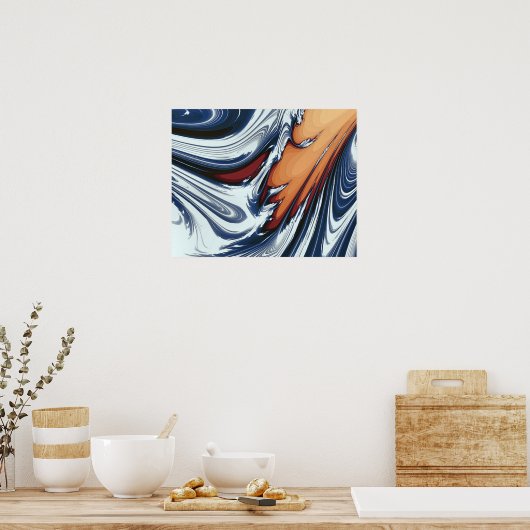 ZWEMWATER POSTER (Keuken)