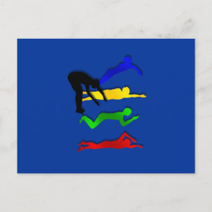 Zwemwatersport Briefkaart