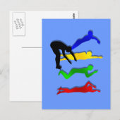 Zwemwatersport Briefkaart (Voorkant / Achterkant)