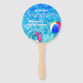 Zwemwatervun voor de Koel-zomerpool Handwaaier