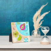 Zwemzwembad meisje op strand bikini fotoplaat (Insitu)