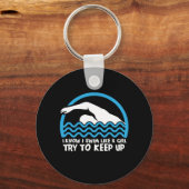 Zwemzwembad Sleutelhanger (Voorkant)