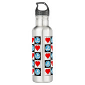 Zwemzwemmen en zwemmen waterfles  (Achterkant)