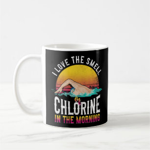 Zwemzwemmen Zwemmen Ik hou van het chlorinemeel Koffiemok