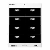 Zwemzwemmers competitief zwemmen Athletic Gift Etiket (Full Sheet)