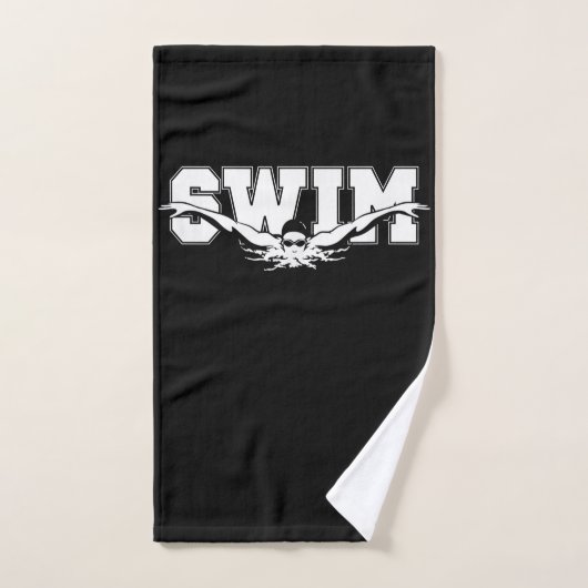 Zwemzwemmers competitief zwemmen Athletic Gift Handdoek (Handdoek)