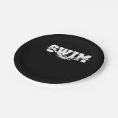 Zwemzwemmers competitief zwemmen Athletic Gift Papieren Bordje (Gekanteld)