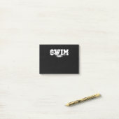 Zwemzwemmers competitief zwemmen Athletic Gift Post-it® Notes (Op bureau)