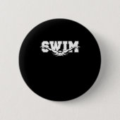 Zwemzwemmers competitief zwemmen Athletic Gift Ronde Button 5,7 Cm (Voorkant)