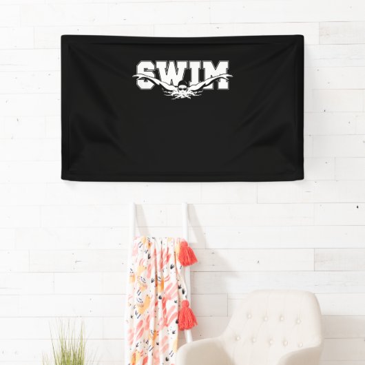 Zwemzwemmers competitief zwemmen Athletic Gift Spandoek (Insitu)