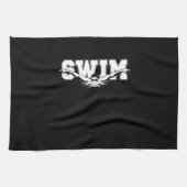 Zwemzwemmers competitief zwemmen Athletic Gift Theedoek (Horizontaal)