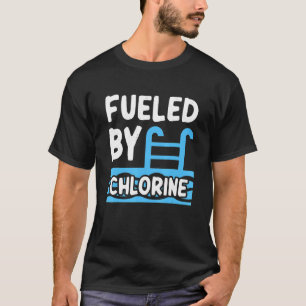 Zwemzwemzwemmer gevoed door chloorderivlies t-shirt