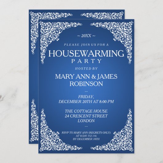  zwenblauw bij de opwarming van de aarde kaart (Voorkant / Achterkant)