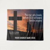 ZWENG ZONDER ONDERLAAT Christelijke muurkunst Wandkleed (Voorkant (horizontaal))