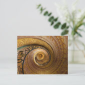 Zwenk trappenpatroon briefkaart (Staand voorkant)