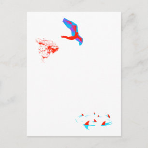 zwenkduif briefkaart