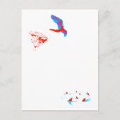 zwenkduif briefkaart (Voorkant)