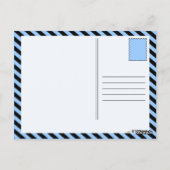 zwenkduif briefkaart (Achterkant)