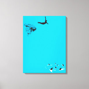 zwenkduif canvas afdruk
