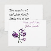 zwenkkaartenbruiloften kaart (Voorkant / Achterkant)