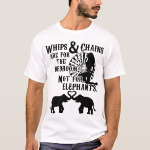 zwepen en kettingen zijn niet voor de eerste keer t-shirt