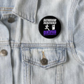 Zweren Colitis Bewustzijn Grappige IBD Krijger Ronde Button 5,7 Cm (In situ)