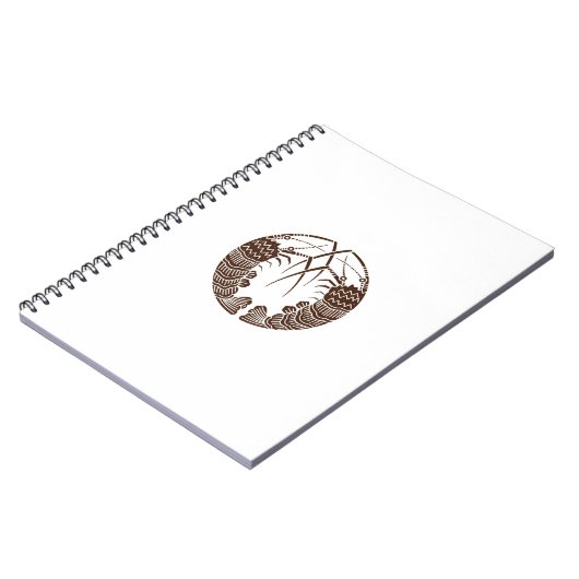 Zwerende kreeften notitieboek (Linkerzijde)