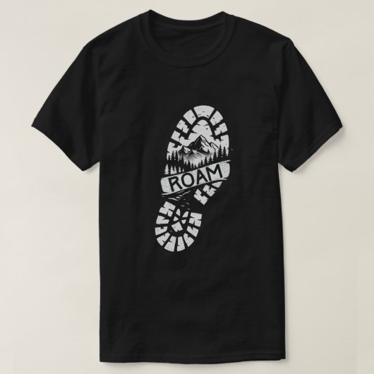 Zwerf Bergafdruk Trail T-shirt (Design voorkant)
