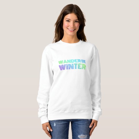 Zwerf in de Winter Trui (Voorkant volledig)