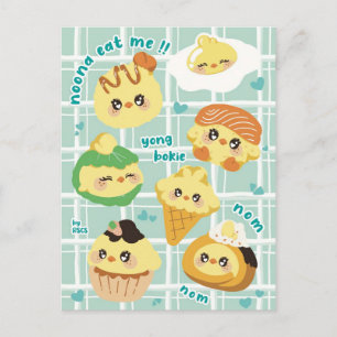 Zwerf Kinder Felix BbokAri schattig dessert Briefkaart