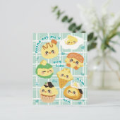 Zwerf Kinder Felix BbokAri schattig dessert Briefkaart (Staand voorkant)