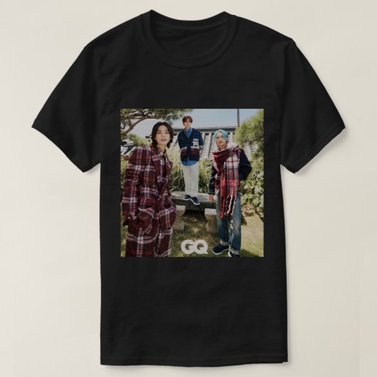 Zwerf Kinder GQ Danceracha SKZ kpop hyunjin felix  T-shirt (Design voorkant)