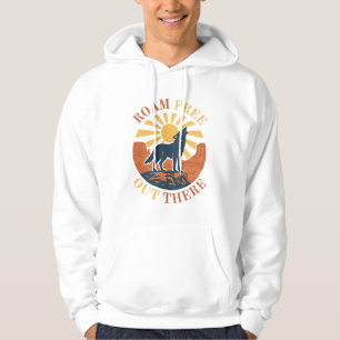 Zwerf Vrij Daar Buiten – Grafisch Ontwerp van een Hoodie