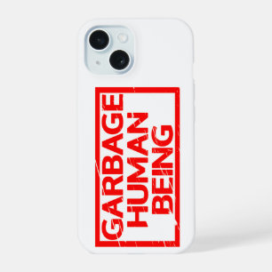 Zwerfafval Menselijke Wezen Stempel iPhone 15 Case