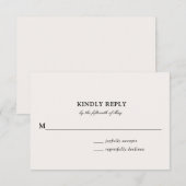 Zwerfbloei en -olie | Kaart voor huwelijksreactie (Voorkant / Achterkant)