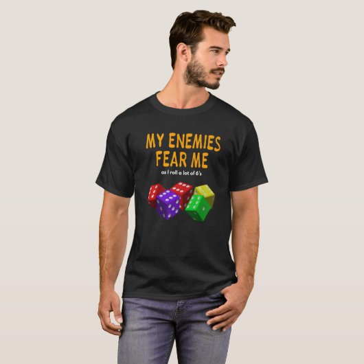 Zwerfgames in kaart brengen Mijn vijand vreest dat T-shirt (Voorkant volledig)