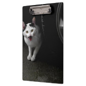 Zwerfkat met snor klembord (Links)