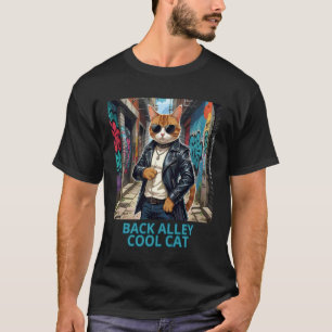 Zwerfkat Stevige Kitten Verwilderde Kat T-shirt