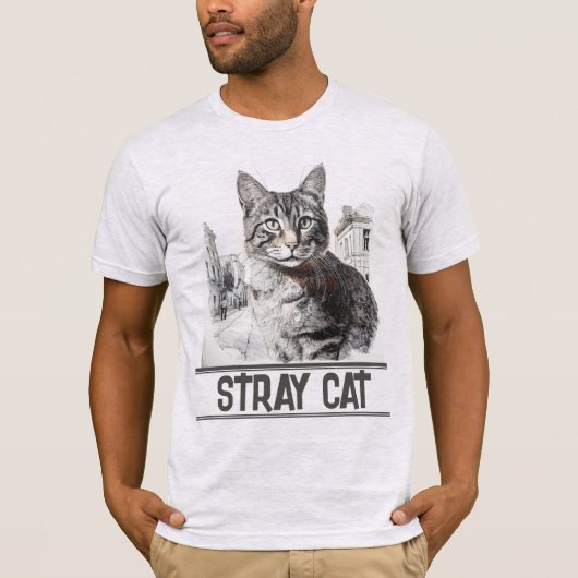 Zwerfkat T-shirt (Voorkant)