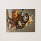zwerfkat val reis legpuzzel (Horizontaal)
